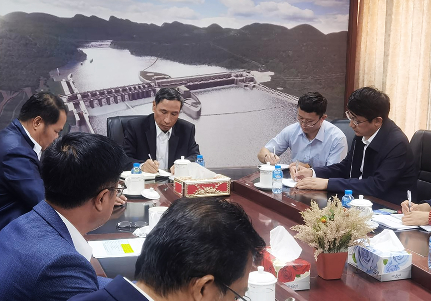 工委会与老挝能源与矿产资源部等单位交流对话
